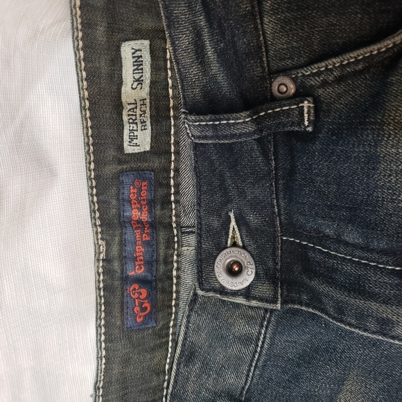 Chip and Pepper Jeans skinny size 9 distress - Picture 5 of 8
